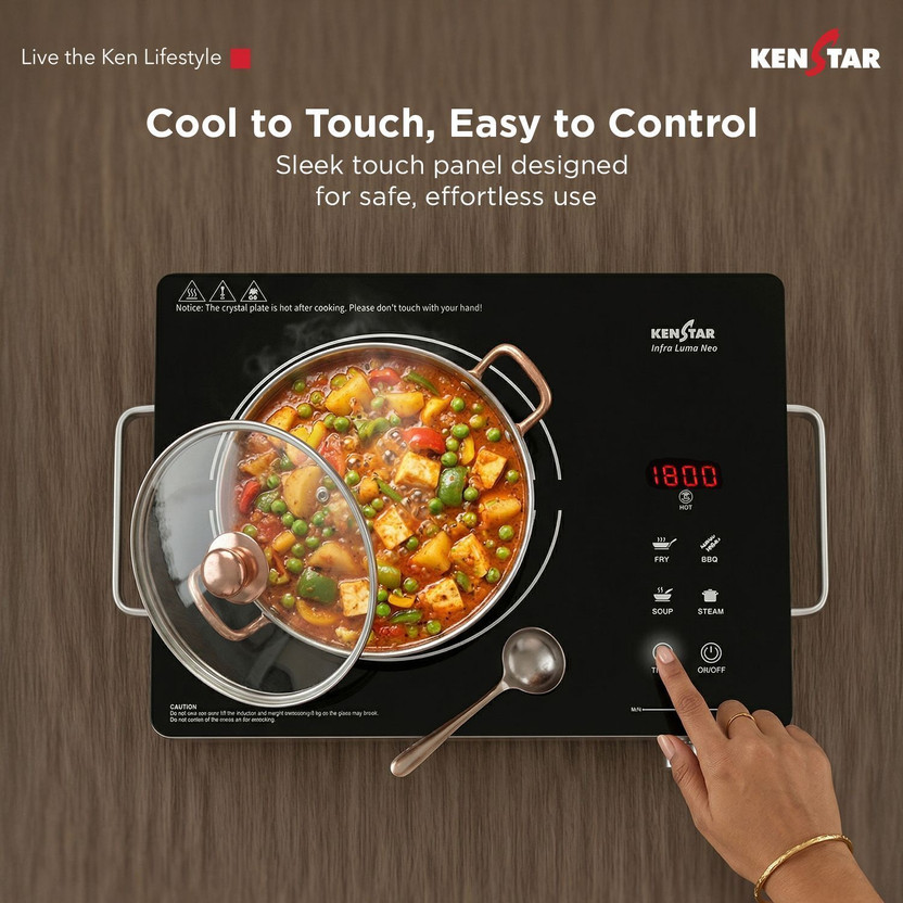 Kenstar 2200 W Infrared Cooktop