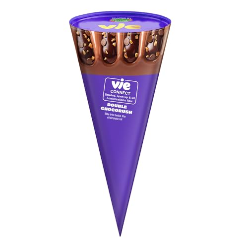Heritage Alpenvie Double Chocorush Cone Ice Cream 110ml - Image 4