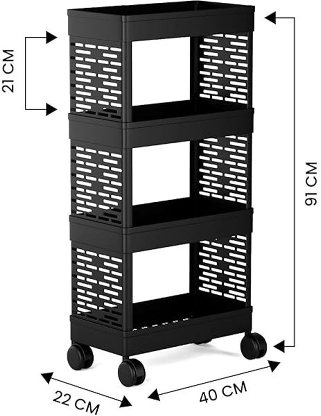 ASHLAS kitchen trolley with wheels