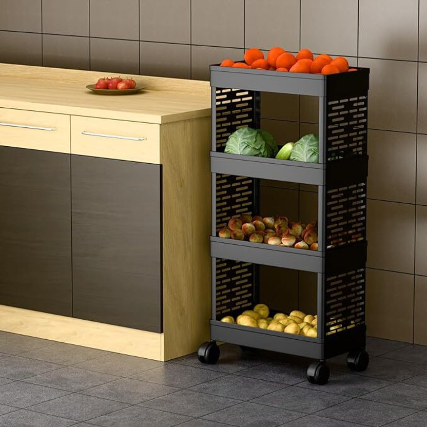 ASHLAS kitchen trolley with wheels