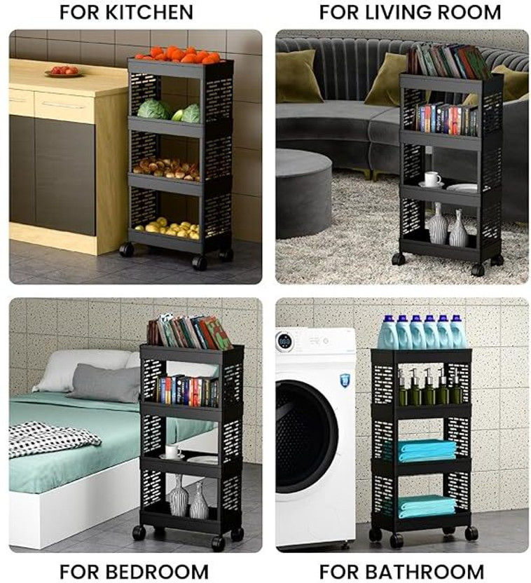 ASHLAS kitchen trolley with wheels