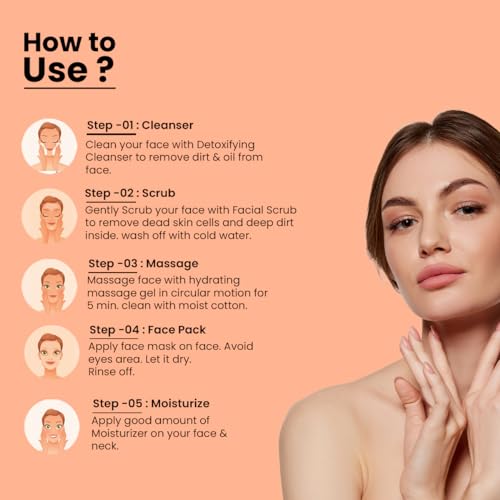 OxyGlow Herbals Papaya Facial Kit