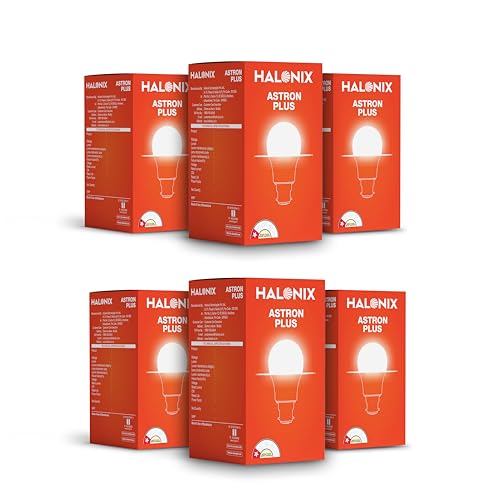Halonix 10W B22 LED White Bulb- Pack of 6