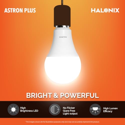 Halonix 10W B22 LED White Bulb- Pack of 6 - Image 2