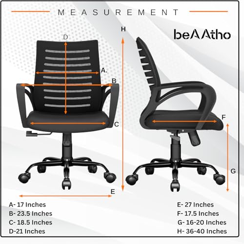beAAtho® Verona Mesh Mid-Back Ergonomic
