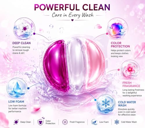 Laundry Pods Detergent Capsules 3