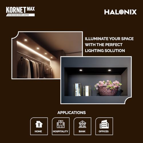 Halonix Kornet 5.5-Watt Concealed downlighter