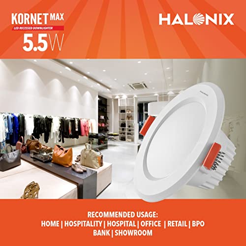 Halonix Kornet 5.5-Watt Concealed downlighter