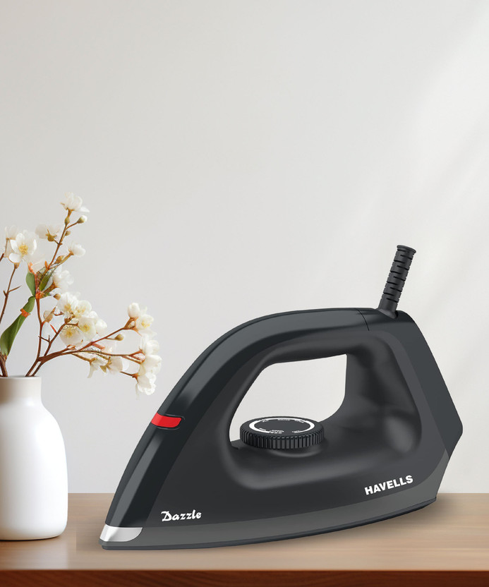 HAVELLS Dazzle 1100 W Dry Iron (Black) - Image 4
