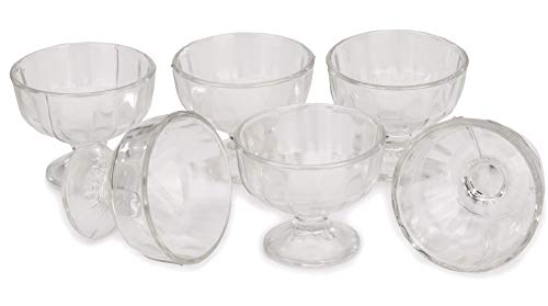 Afast Serving Glass Bowl, Set of 6 With Self Dn04, Clear, 200 Ml - Image 2