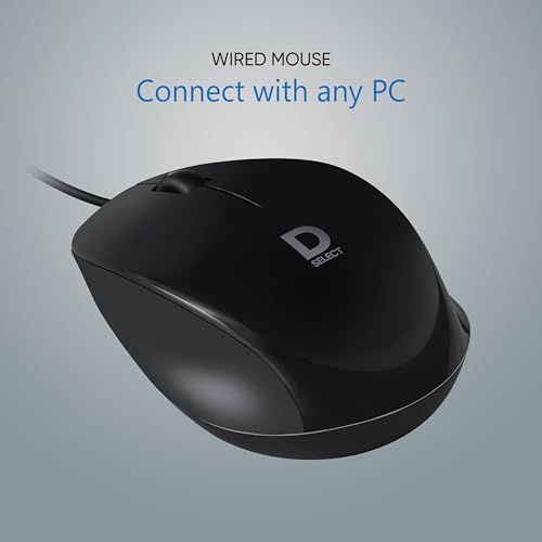 Wired Mouse DS112-Black with USB
