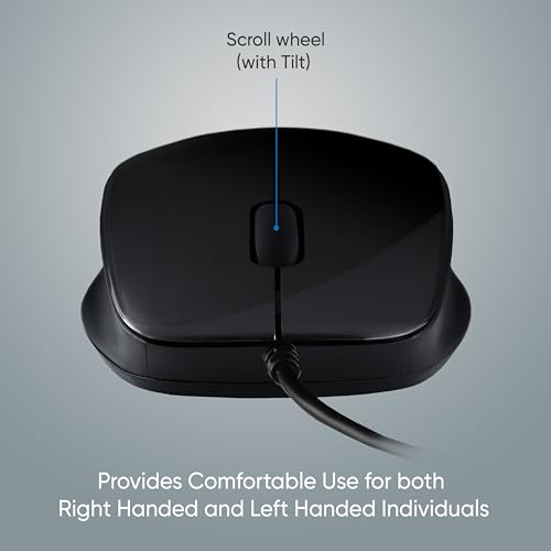 Wired Mouse DS112-Black with USB