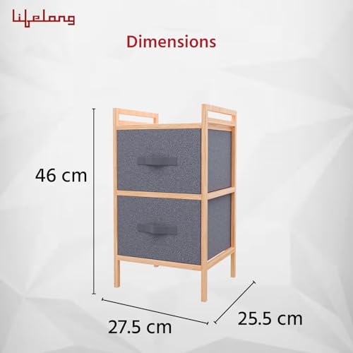 Lifelong 2-Drawer Fabric Storage Organizer