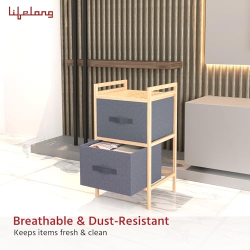 Lifelong 2-Drawer Fabric Storage Organizer