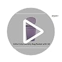 Cello Creta Laundry Bag/Basket with lid, Violet, 50 Ltrs. - Image 2