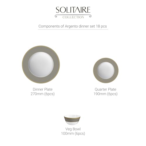 CELLO Moonstone Solitaire Series Opalware
