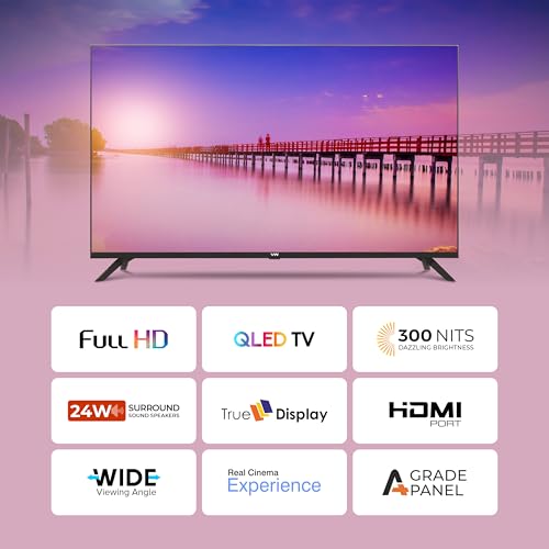 VW 80 cm (32 inches) Frameless Series HD Ready QLED TV VW32MAX. - Image 3