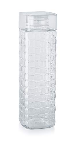 Steelo Garnet Pet Plastic Water Bottle, 1 L, Set of 4, Multicolour - Image 7