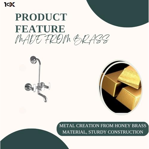 10X Brass Wall Mixer 2