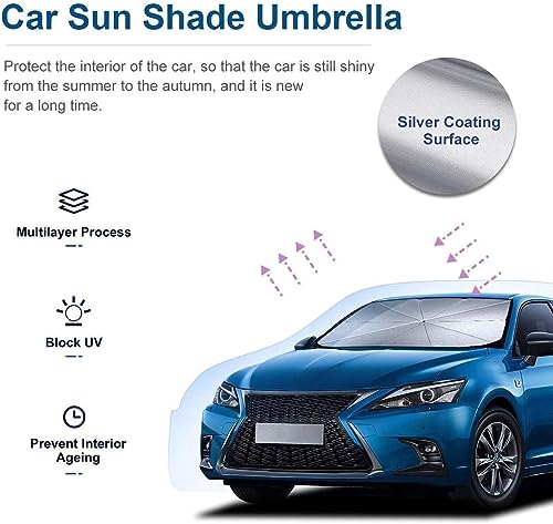 KUST Foldable Car Windshield Umbrella