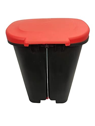 Cello Plastic Step-On Pedal Garbage Dustbin (50 L, red/red) - Image 4