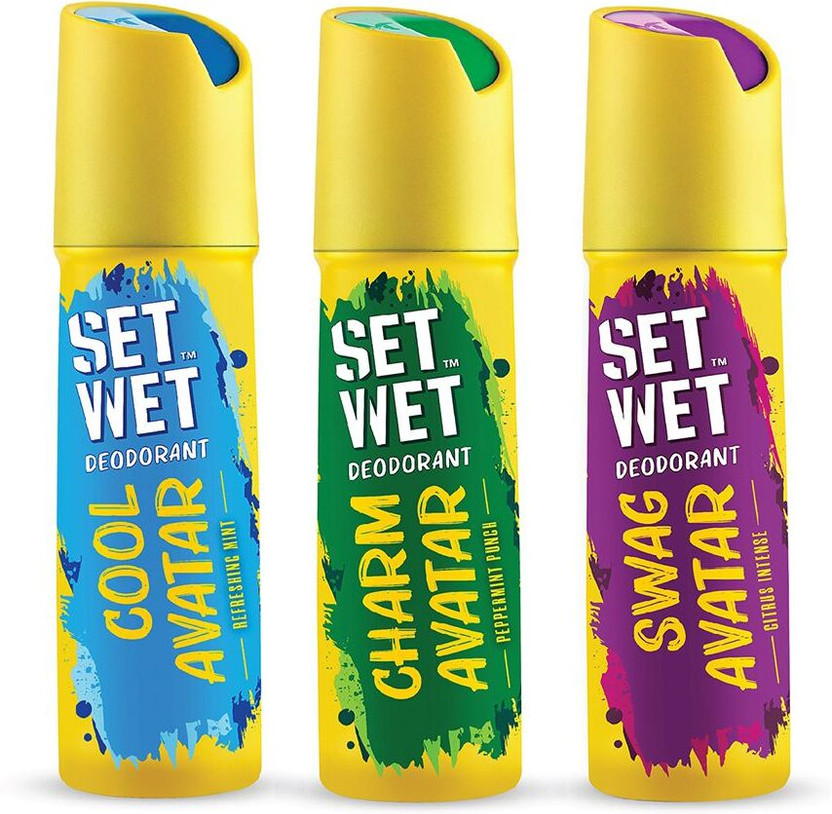 SET WET Cool, Charm and Swag Avatar Deodorant Spray - For Men (...more - Image 3