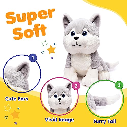 Webby Husky Dog Soft Toy
