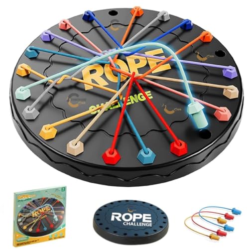 Rope Knot Untying Challenge Puzzle