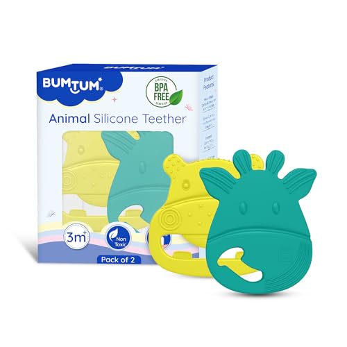 BUMTUM Soft Silicone Baby Teether