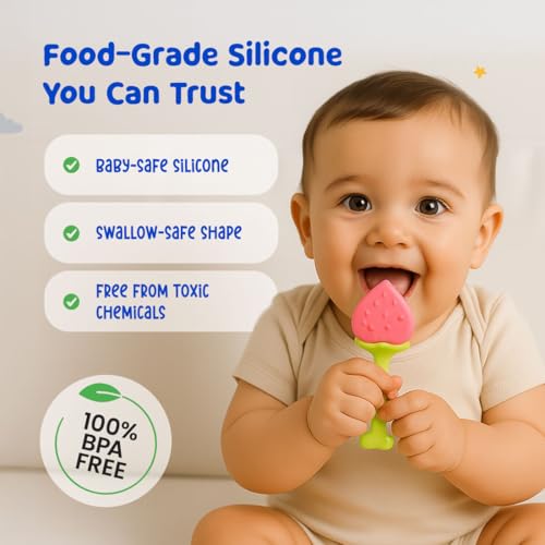 BUMTUM Soft Silicone Baby Teether