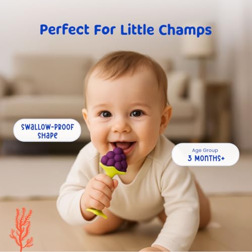 BUMTUM Soft Silicone Baby Teether
