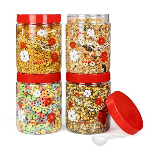PEARLPET Blossom Jar Plastic Containers