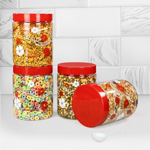 PEARLPET Blossom Jar Plastic Containers