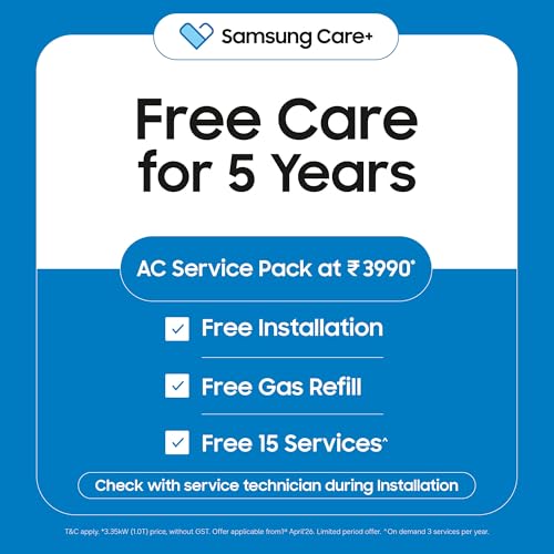 Samsung 1 Ton 5 Star,New