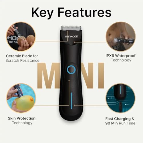 MENHOOD Trimmer Mini Waterproof Private