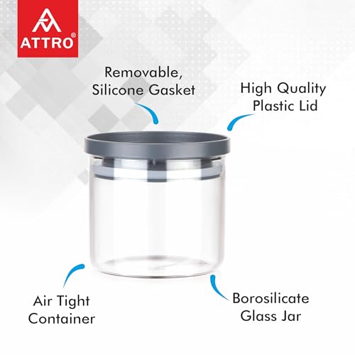 ATTRO Glassox Stack-O Borosilicate Round
