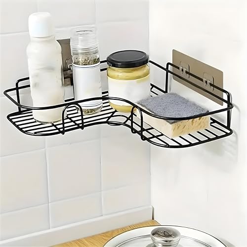 RAYMOX Wall Mounted Self-Adhesive Bathroom