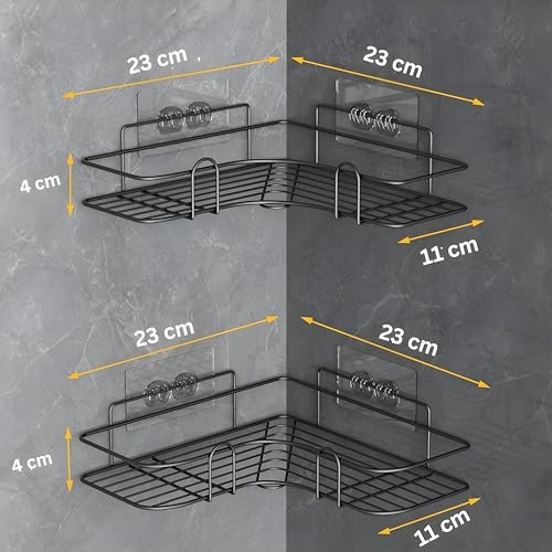 RAYMOX Wall Mounted Self-Adhesive Bathroom