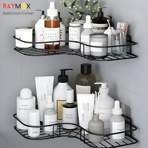 RAYMOX Wall Mounted Self-Adhesive Bathroom