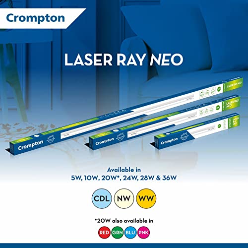 Crompton Laser Ray Neo 20W LED Batten (Warm White) - Pack of 8 - Image 6