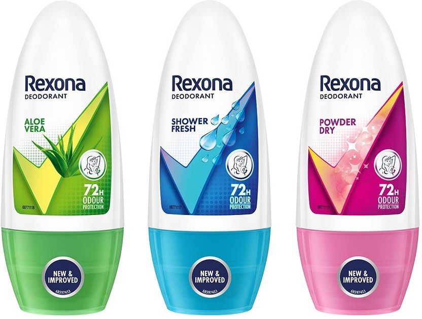 Rexona Aloe Vera, Shower Fresh, Powder Dry Underarm Roll On Deodo...more