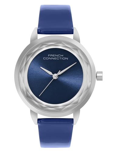 French Connection Astral Blue Round Dial Womens Analogue Watch FCN077UL
