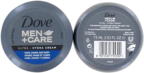 Dove Men + Care Ultra Care Hydra Cream Face, Hand And Body, 75 ml - Image 4