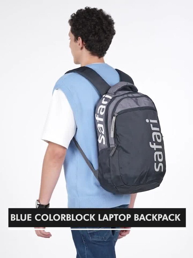 SAFARI Medium 30 L Laptop Backpack SPREEUSB CASUAL (Grey) - Image 4