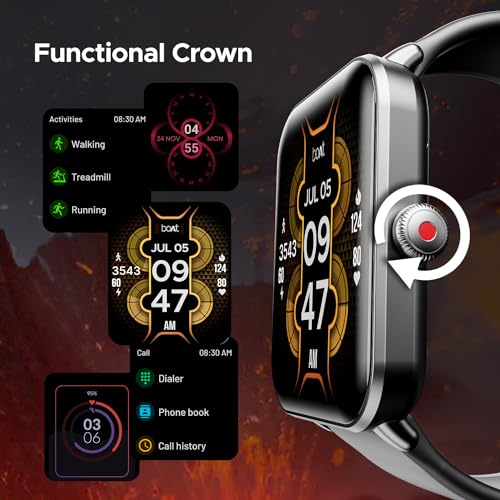boAt Wave Fury Smart Watch(Active Black) - Image 6