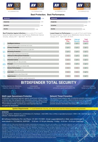 Bitdefender - 1 Computer,3 Years