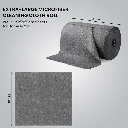 ShineXPro Microfiber Cleaning Cloth Roll