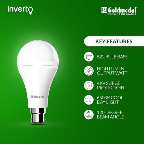 Goldmedal Inverto 12W Emergency Rechargeable