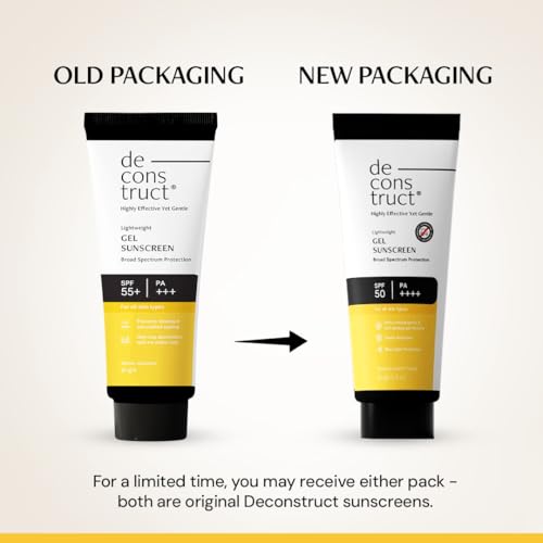 Deconstruct Gel Sunscreen for Oily