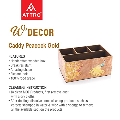 Attro Peacock Gold Designer Wooden